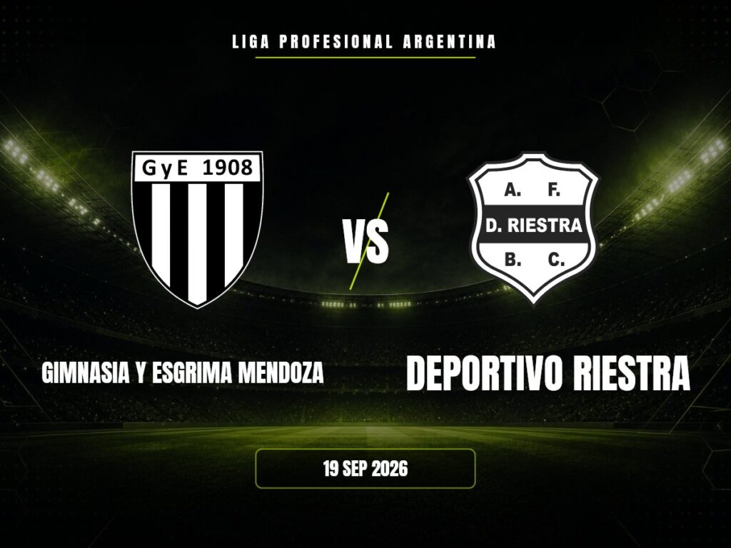 Gimnasia Mendoza vs Deportivo Riestra: Pronóstico y Cuotas | Liga Gimnasia Y Esgrima Mendoza contra Deportivo Riestra, Liga Profesional Argentina