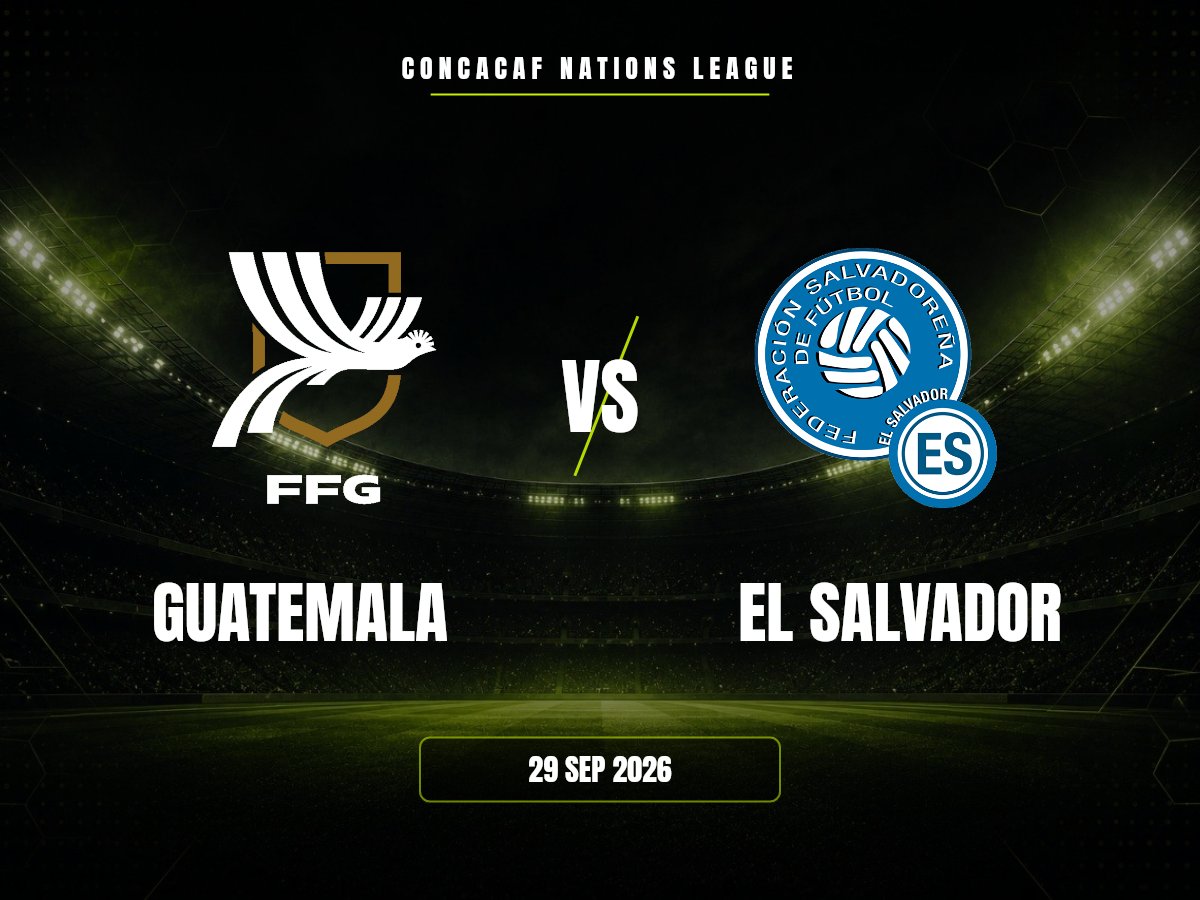 Guatemala vs El Salvador: Pronóstico y Cuotas | Nations League Guatemala contra El Salvador, CONCACAF Nations League