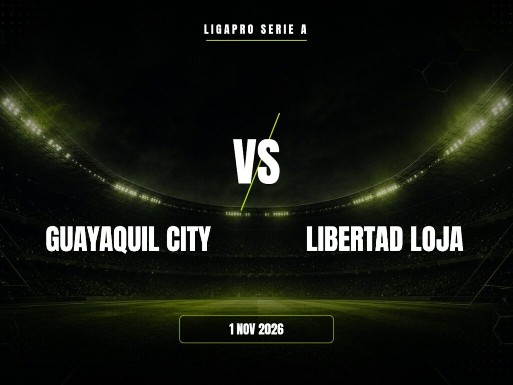 Guayaquil City contra Libertad Loja, LigaPro Serie A