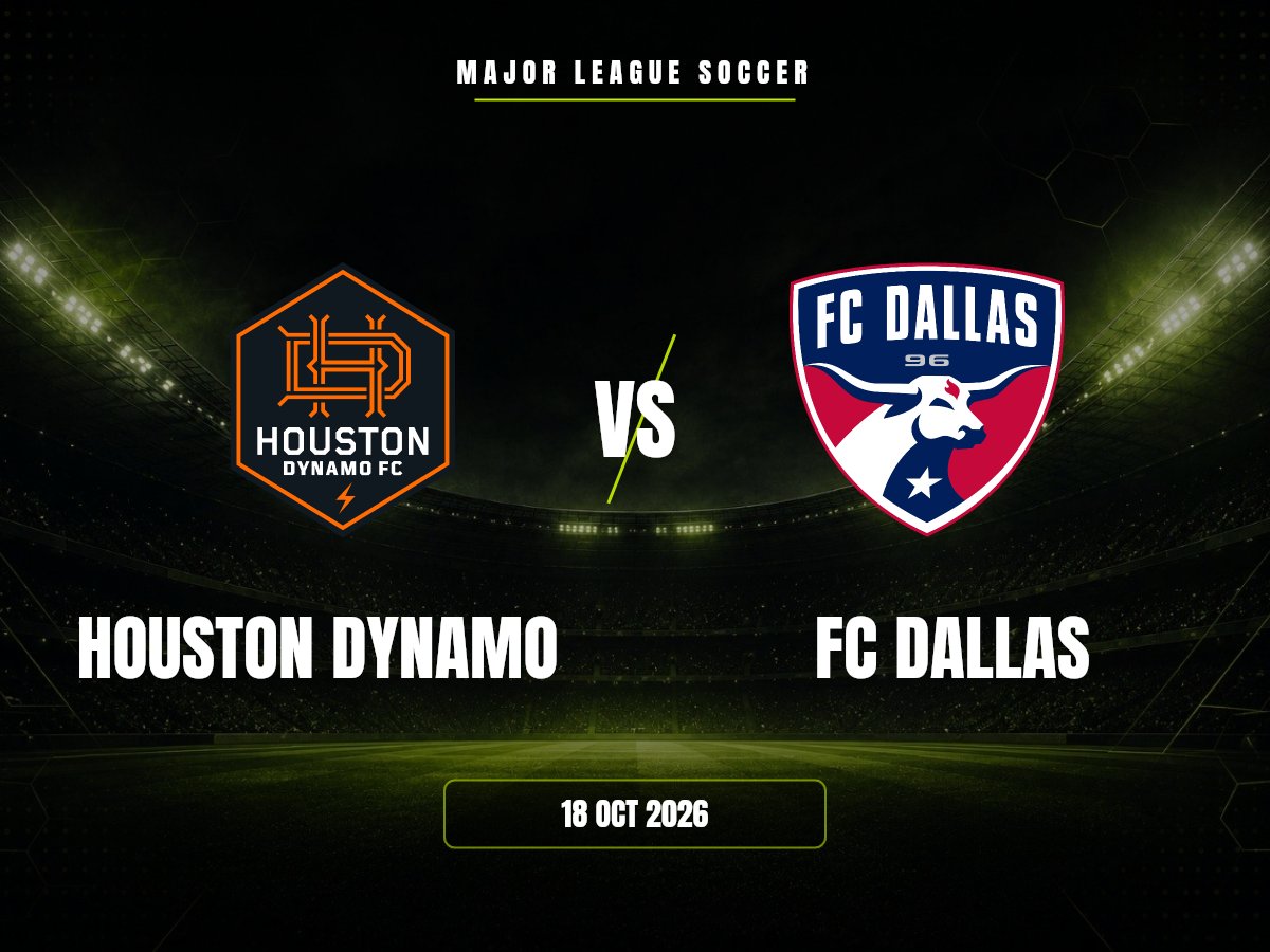 Houston Dynamo vs FC Dallas: Pronóstico, Cuotas y Apuestas | MLS Houston Dynamo contra FC Dallas, Major League Soccer