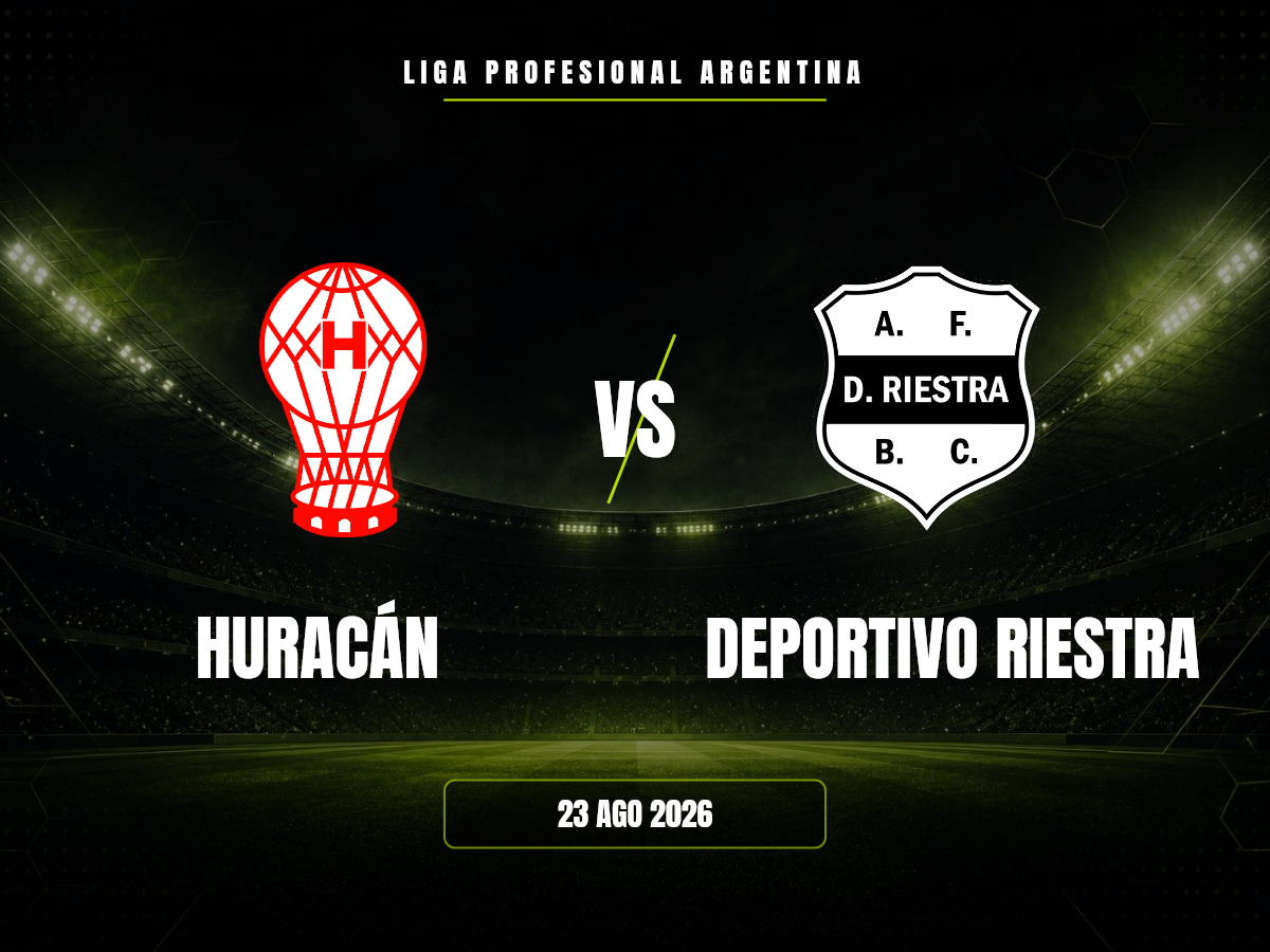 Huracán vs Deportivo Riestra: dónde ver, horario y canal | Liga Profesional Argentina Huracán contra Deportivo Riestra, Liga Profesional Argentina