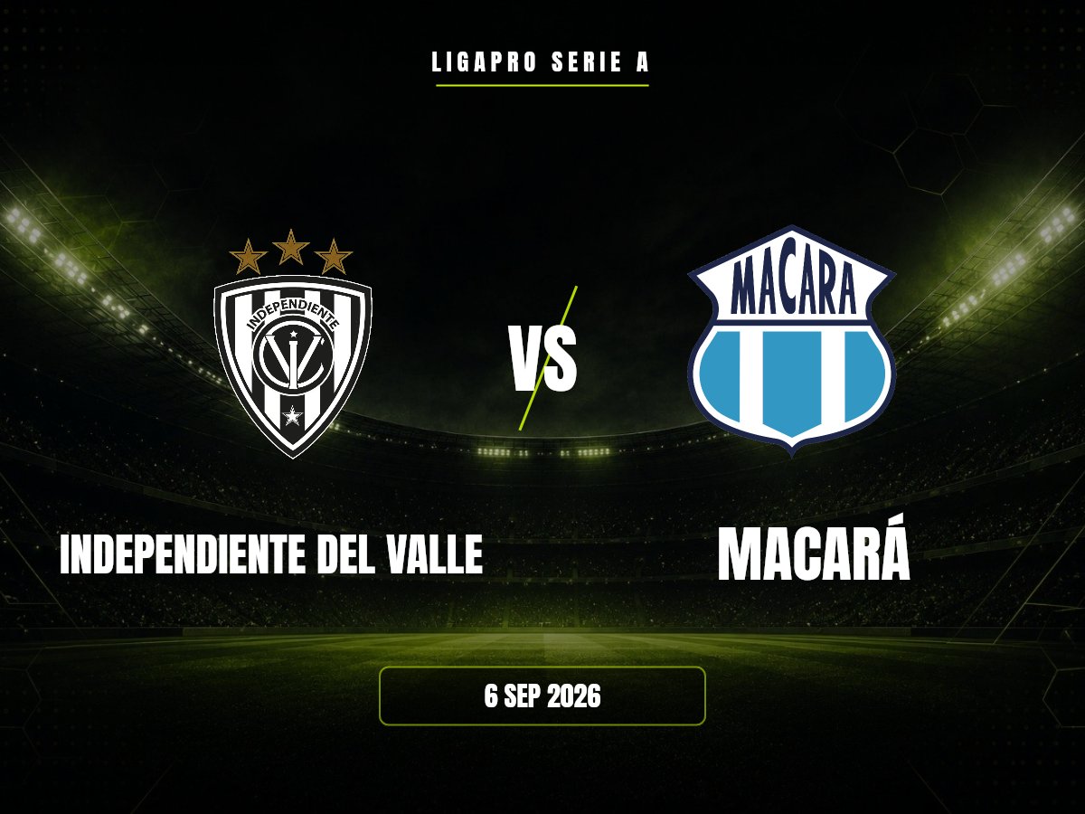 Independiente Del Valle vs Macará: Pronóstico y Cuotas | LigaPro Independiente Del Valle contra Macará, LigaPro Serie A