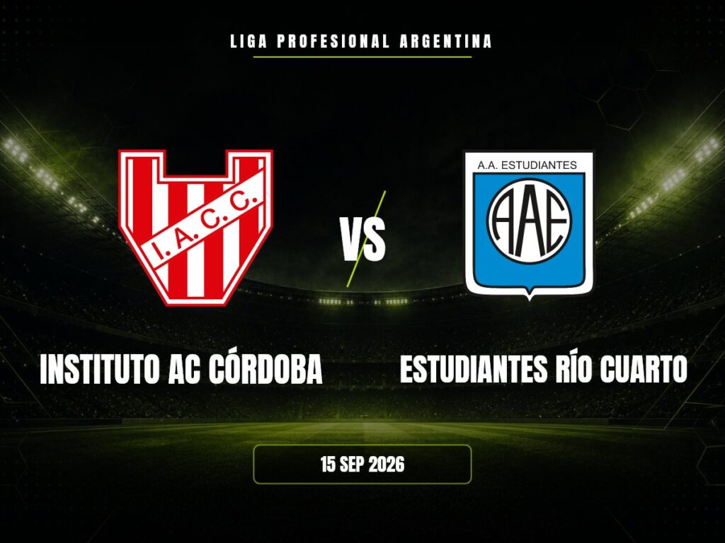 Instituto AC Córdoba contra Estudiantes Río Cuarto, Liga Profesional Argentina