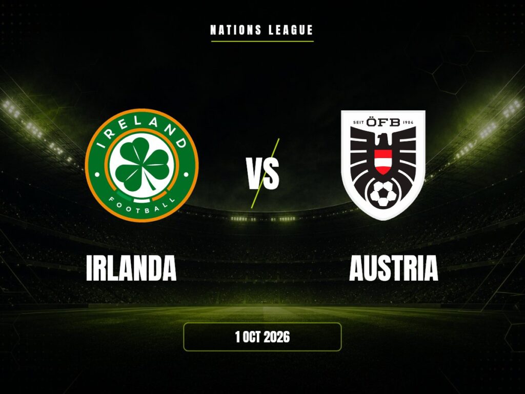 Irlanda contra Austria, Nations League