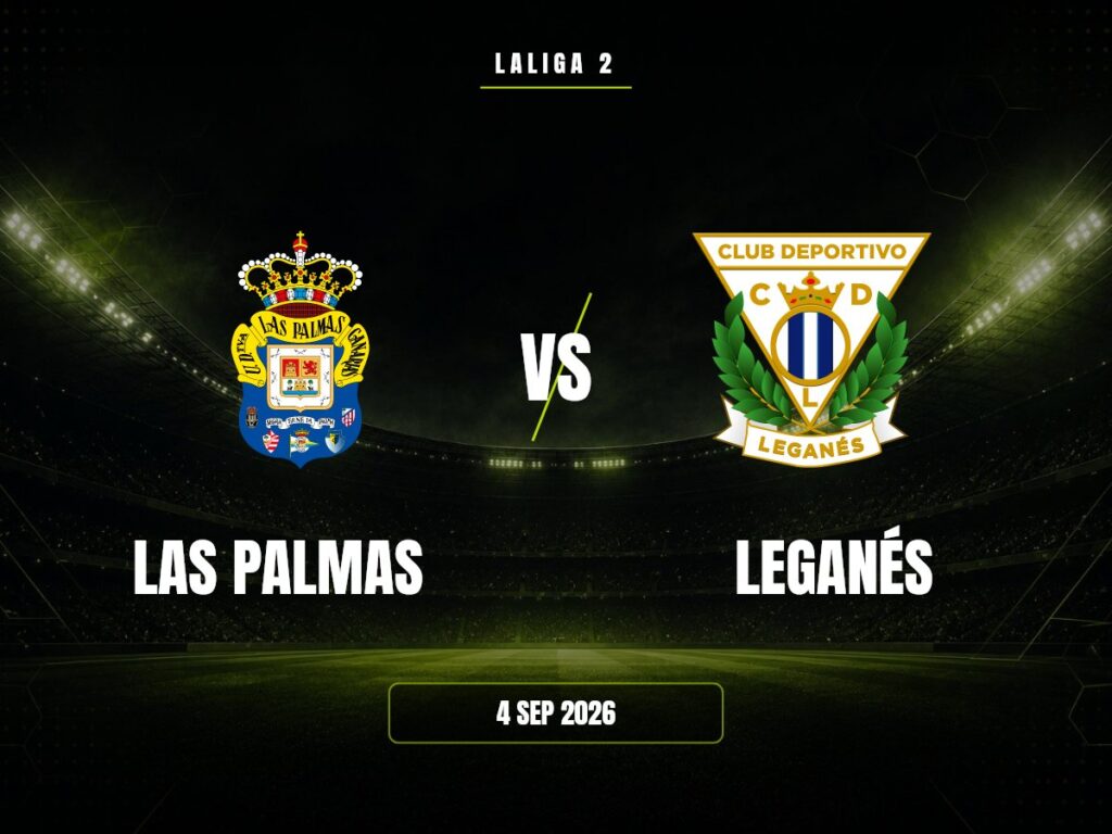 Las Palmas contra Leganés, LaLiga 2