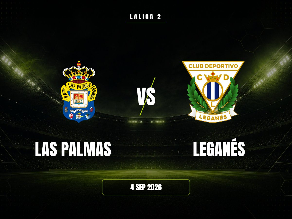 Las Palmas contra Leganés, LaLiga 2