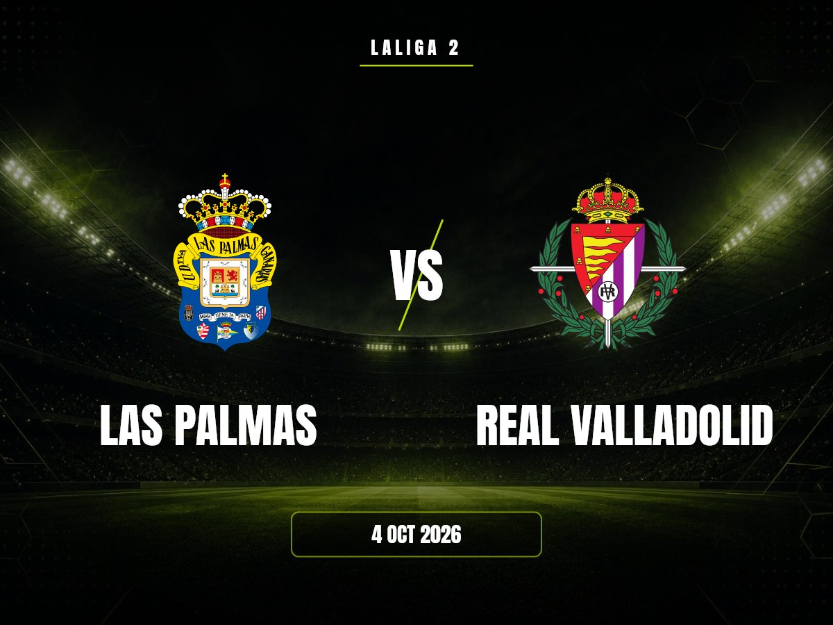 Las Palmas vs Real Valladolid: Pronóstico y Cuotas | LaLiga 2 Las Palmas contra Real Valladolid, LaLiga 2