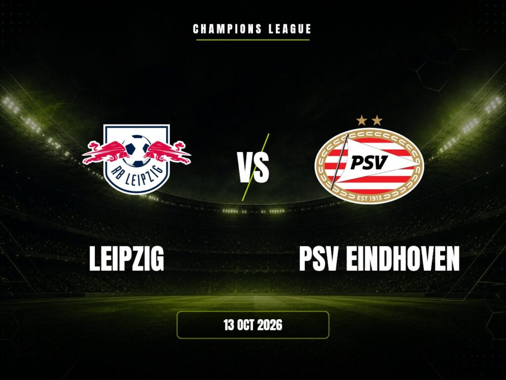 Leipzig contra PSV Eindhoven, Champions League