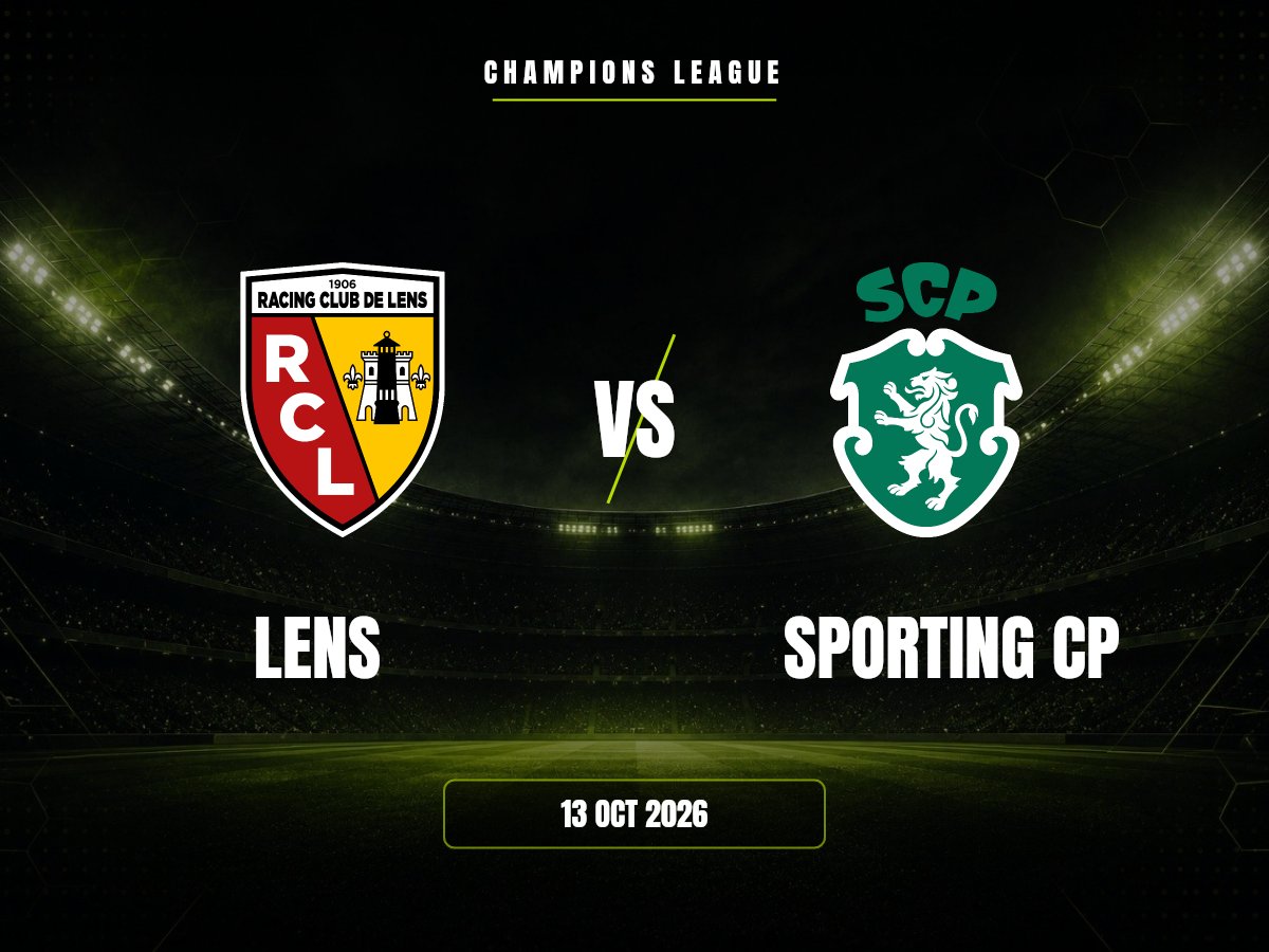Lens contra Sporting CP, Champions League