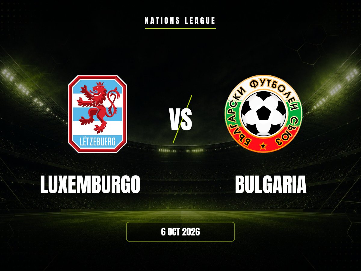 Luxemburgo vs Bulgaria: Pronóstico, Cuotas y Apuestas | Nations League Luxemburgo contra Bulgaria, Nations League