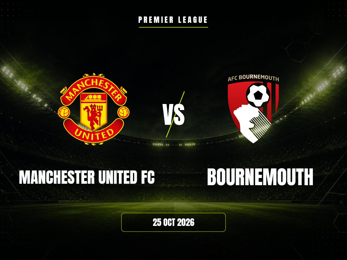 Manchester United FC vs Bournemouth: Pronóstico y Cuotas | Premier League Manchester United FC contra Bournemouth, Premier League
