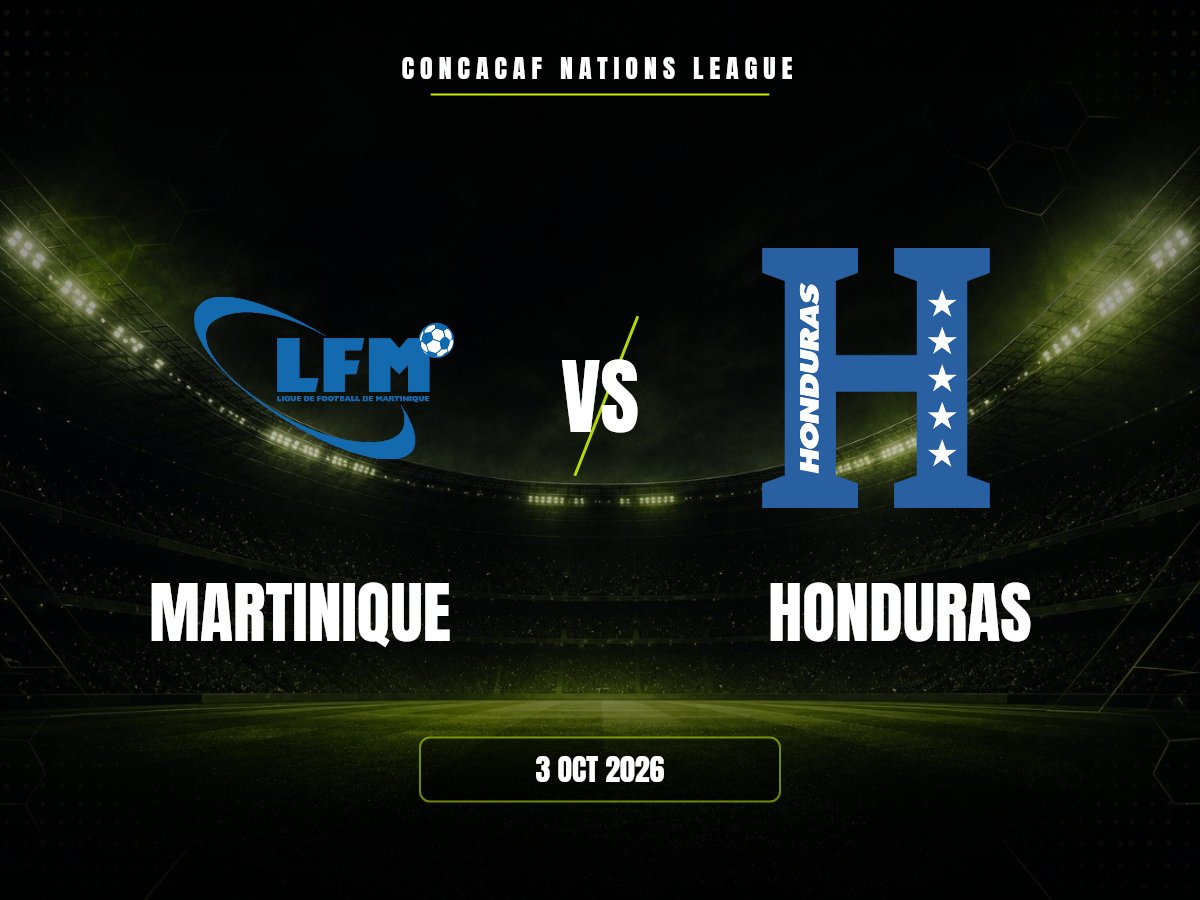Martinique contra Honduras, CONCACAF Nations League