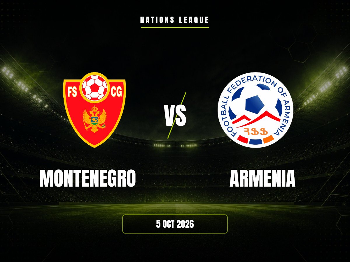 Montenegro contra Armenia, Nations League