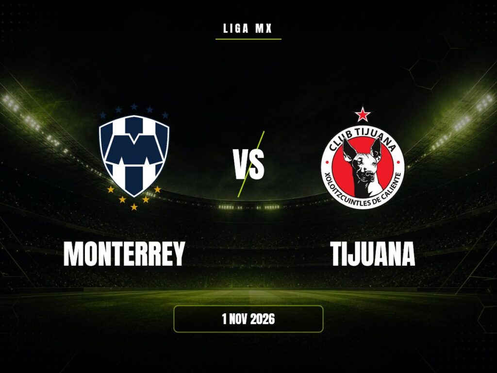 Monterrey contra Tijuana, Liga MX