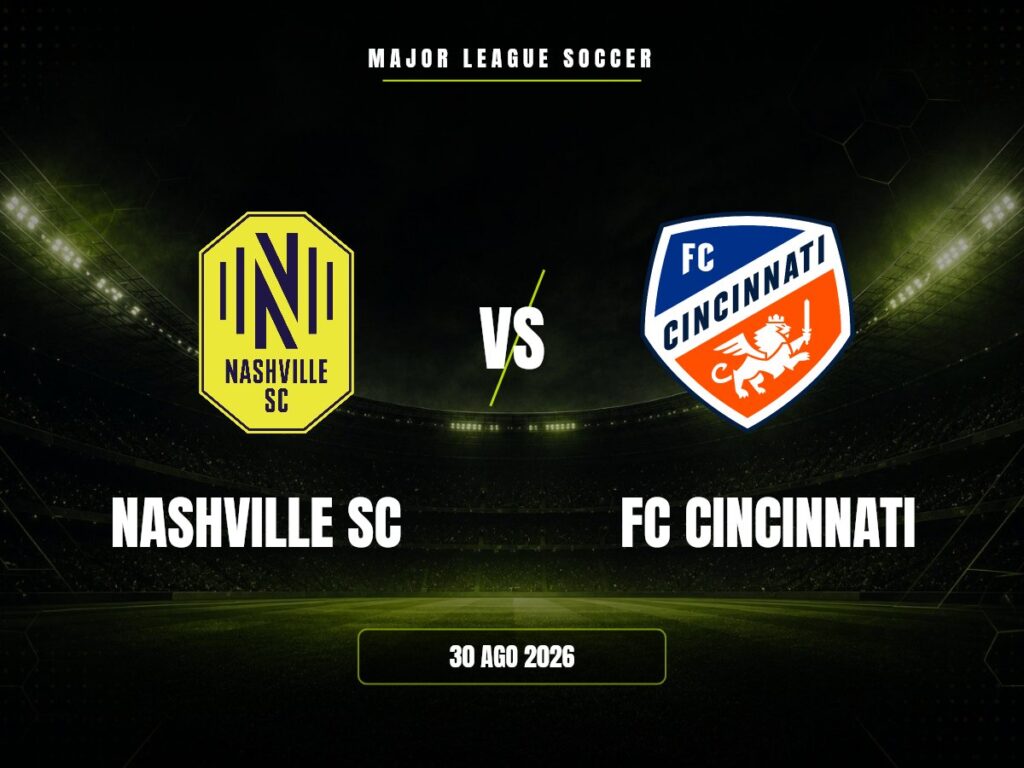 Nashville SC vs FC Cincinnati: dónde ver, horario y canal | Major League Soccer Nashville SC contra FC Cincinnati, Major League Soccer