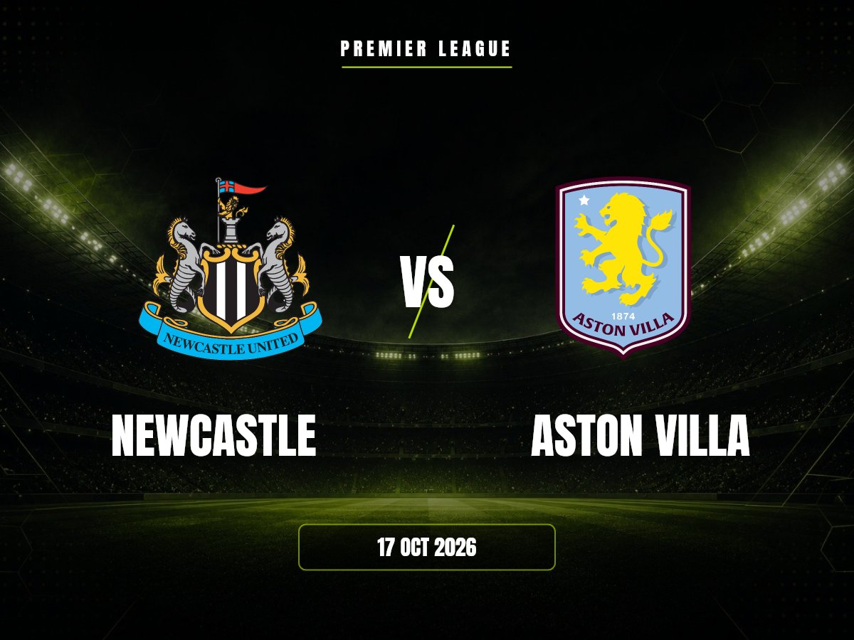 Newcastle contra Aston Villa, Premier League