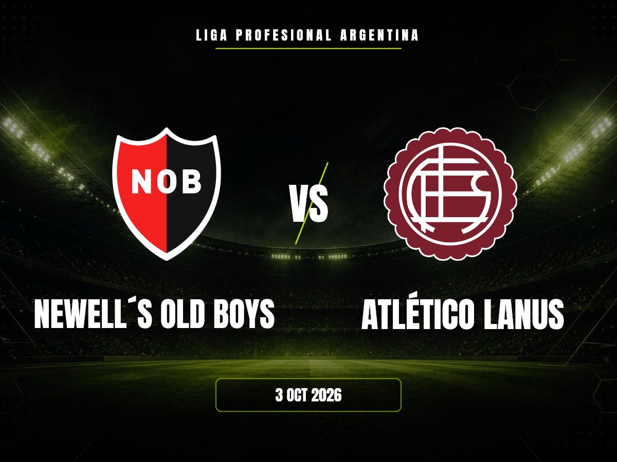 Newell´s Old Boys vs Atlético Lanus: dónde ver, horario y canal | Liga Profesional Argentina Newell´s Old Boys contra Atlético Lanus, Liga Profesional Argentina