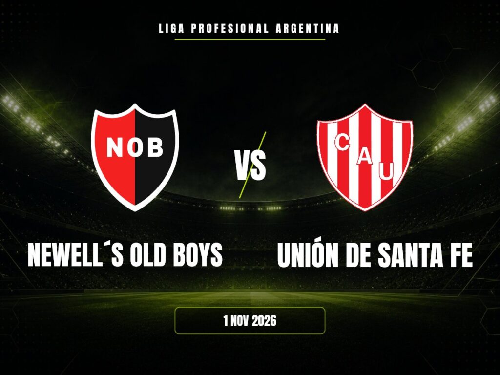 Newell´s Old Boys contra Unión de Santa Fe, Liga Profesional Argentina
