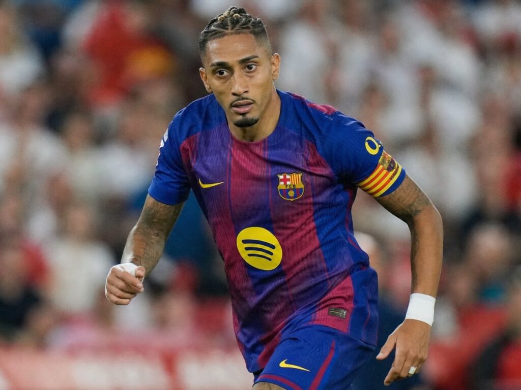 El 1x1 del Barça al descanso en Sevilla: Raphinha al rescate