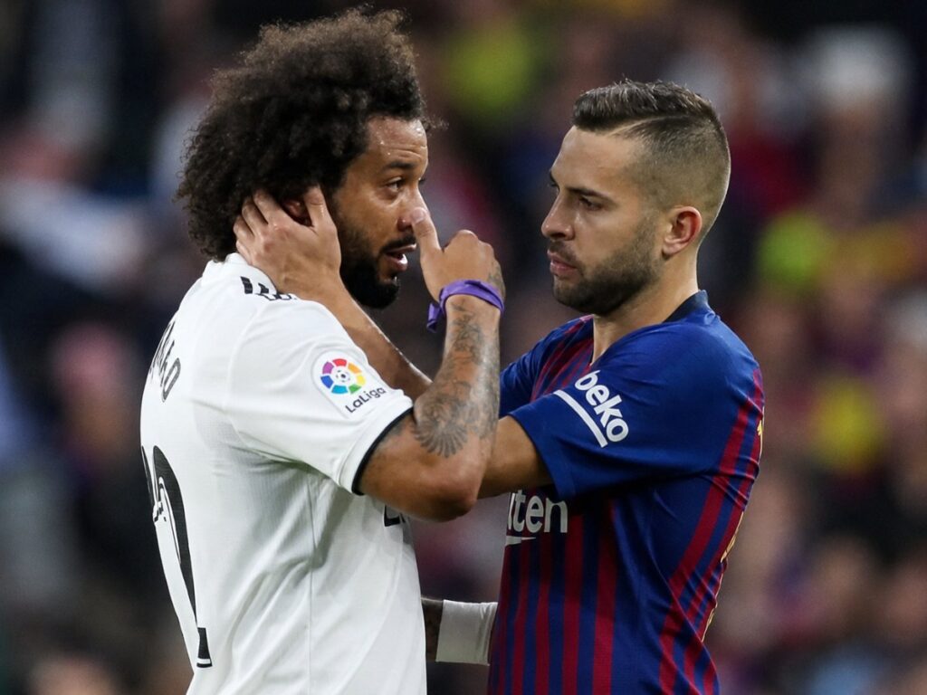 Jordi Alba y Marcelo lideran la Fan Zone del Clásico en Barcelona