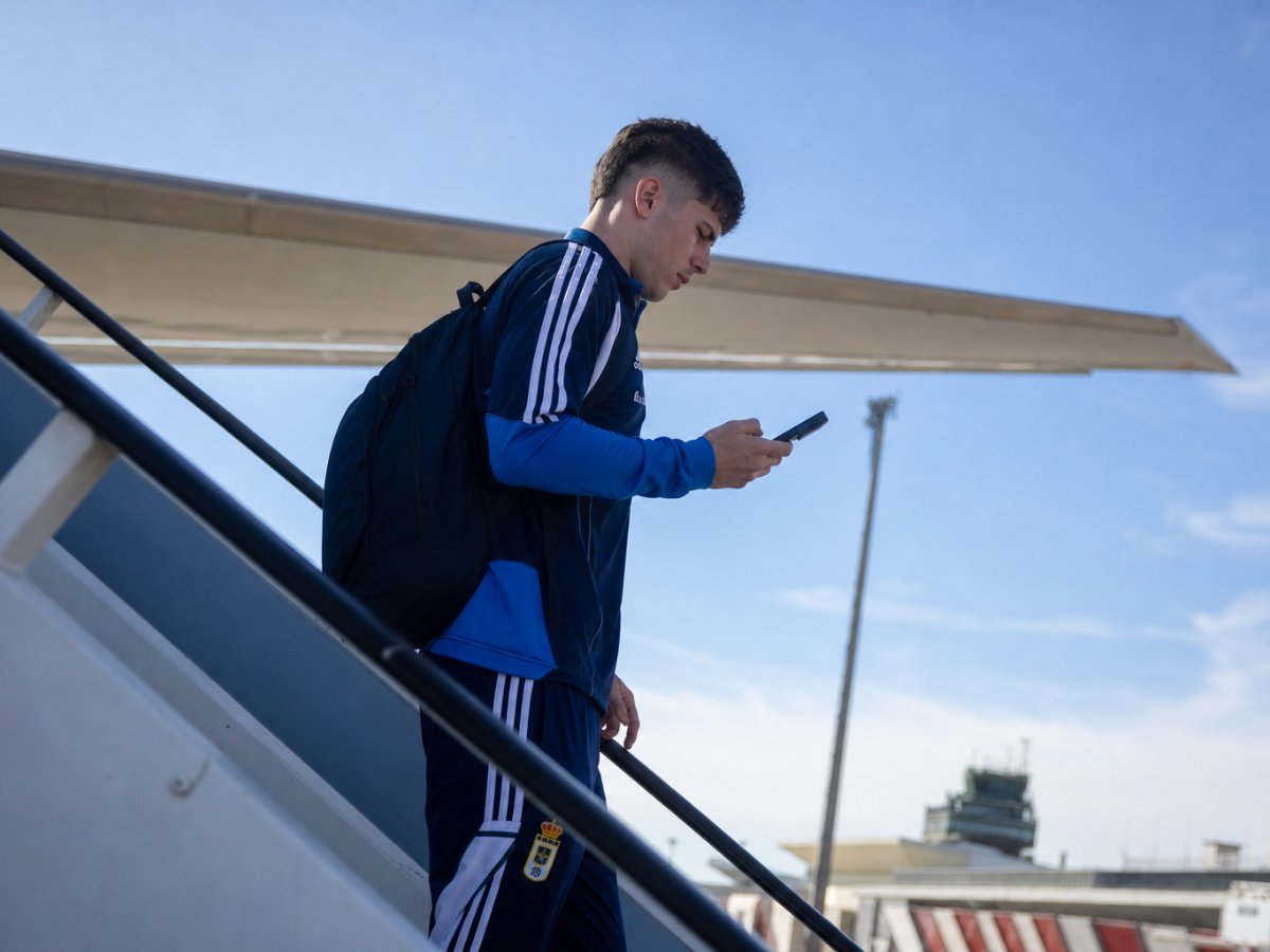 El viaje caótico del Oviedo a Almería: aterrizaje 5 horas antes El viaje caótico del Oviedo a Almería: aterrizaje 5 horas antes