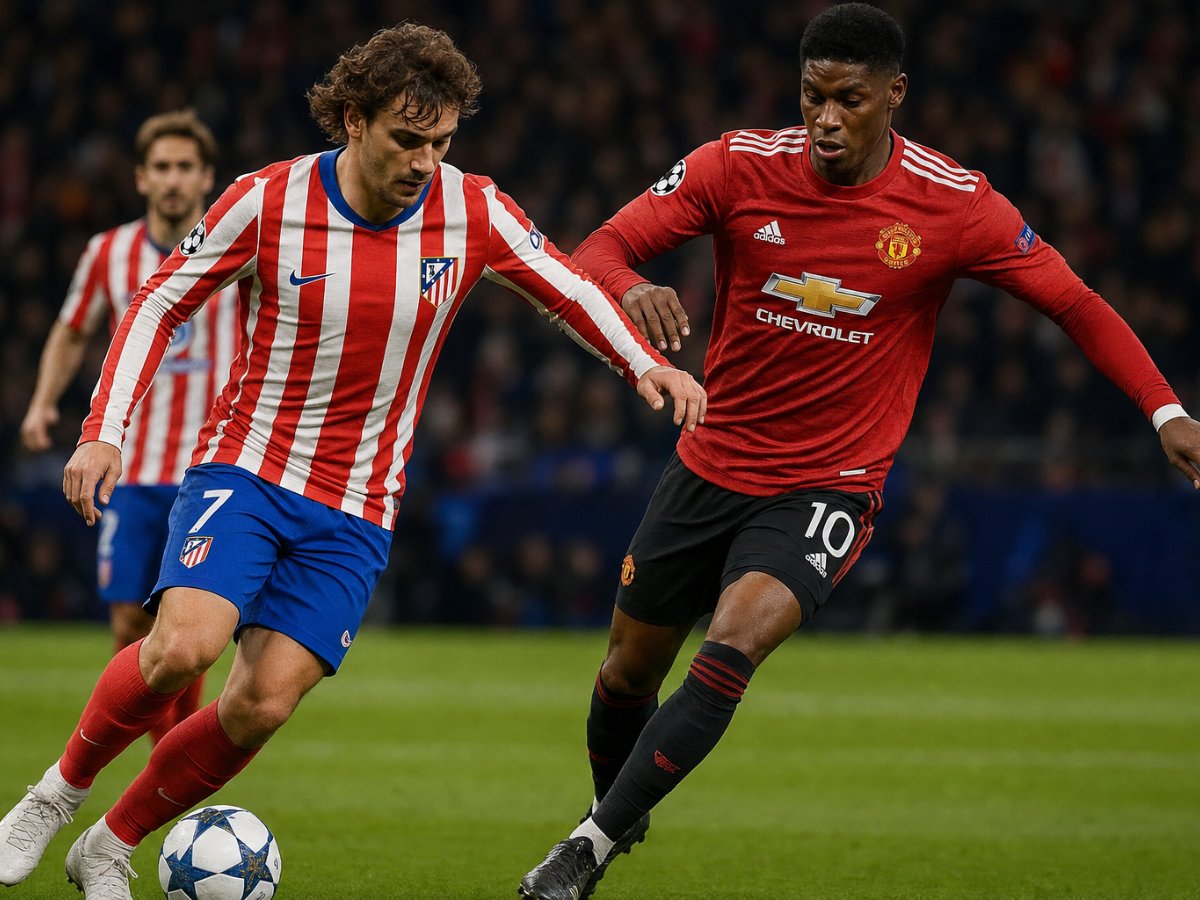 Atlético de Madrid vs Manchester United en Champions League