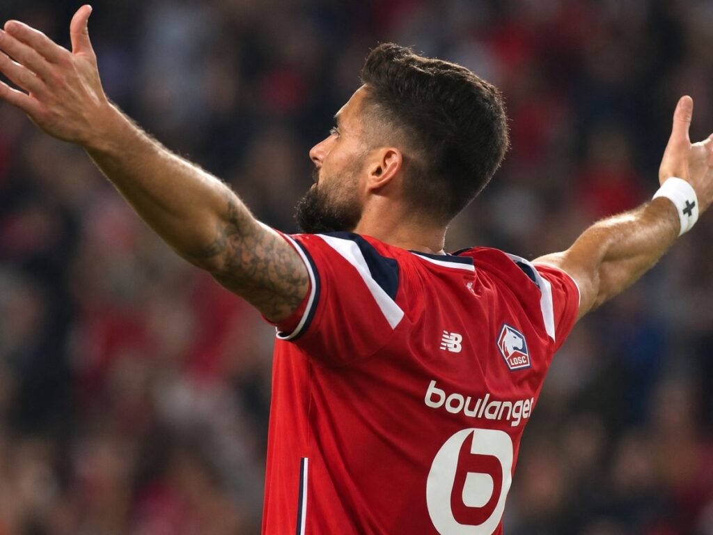 Giroud da el triunfo al Lille de Davide Ancelotti ante el Lens Giroud da el triunfo al Lille de Davide Ancelotti ante el Lens