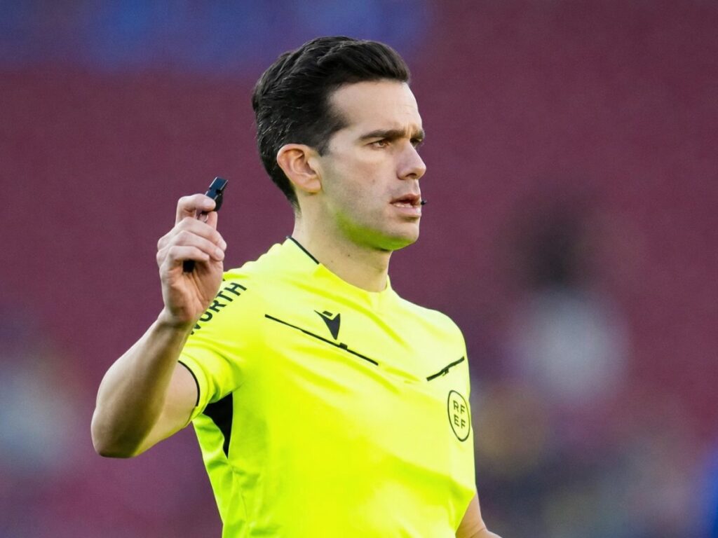 Alejandro Quintero González pitará al Atlético de Madrid por primera vez