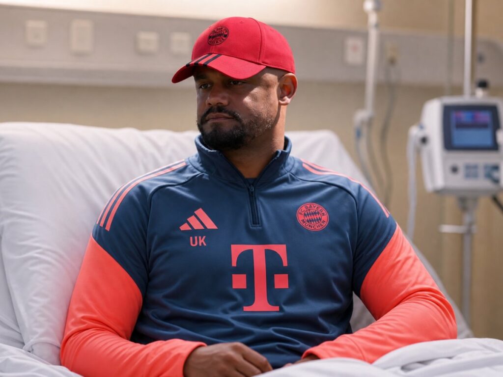 Kompany, hospitalizado: no estará en el banquillo ante el Atlético