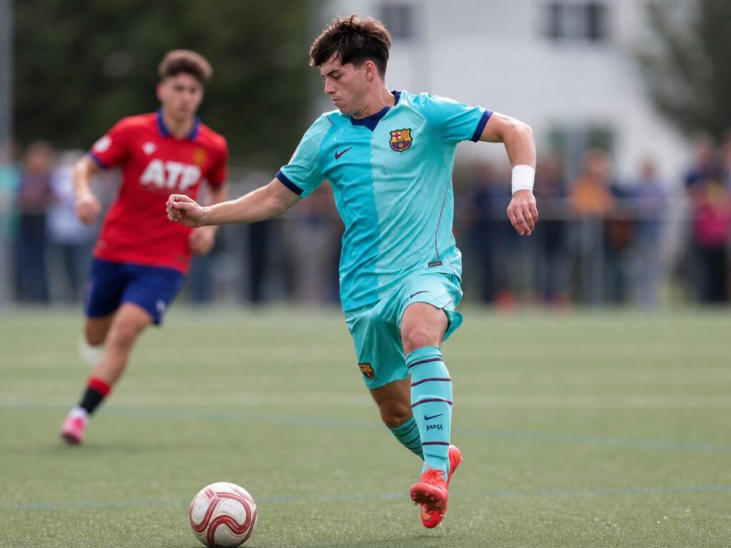 Goleadas del Barça y Girona para cerrar la jornada juvenil