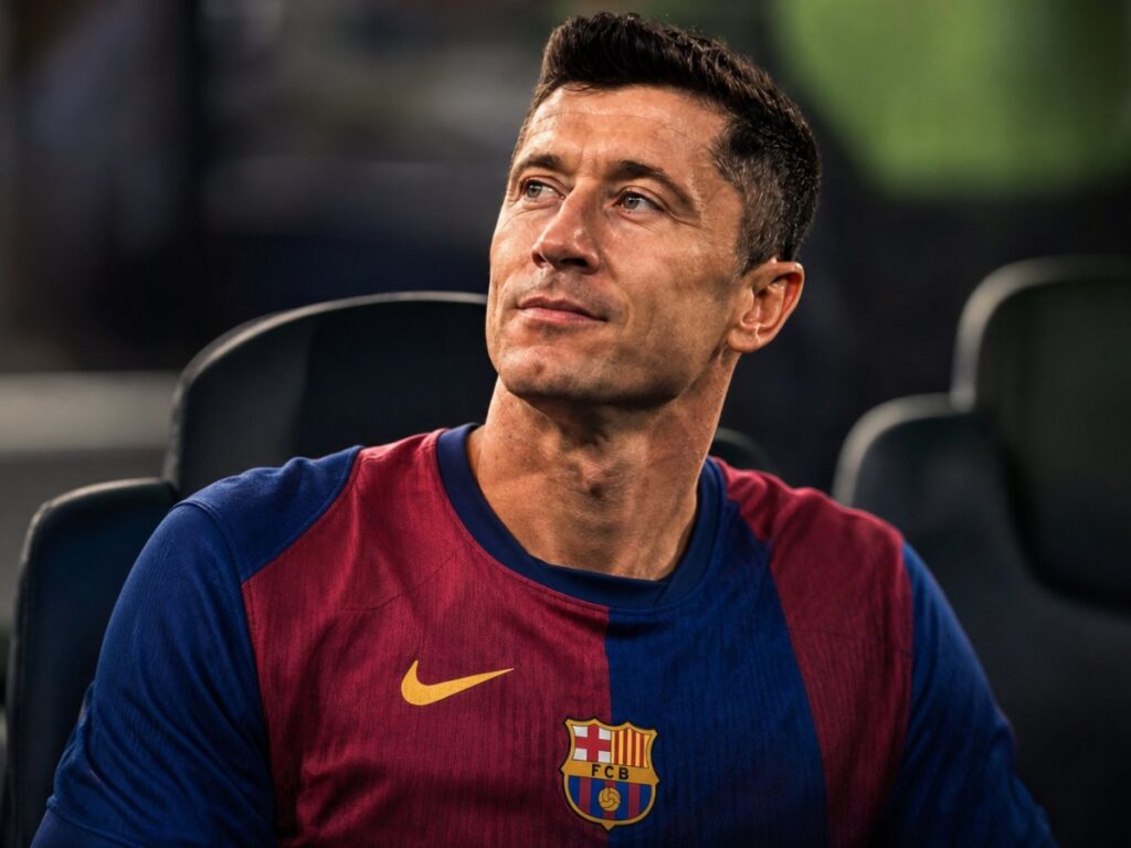 La triste reacción del hermano de Lamine Yamal por Lewandowski