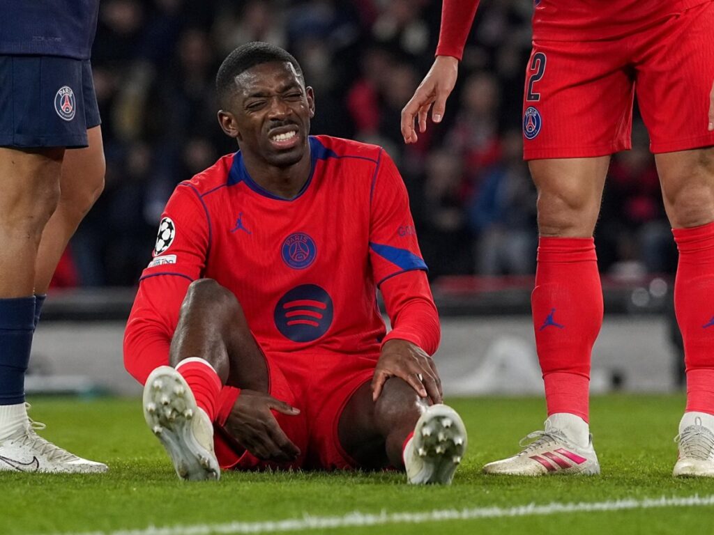 PSG - Barcelona: Goleada parisina con lesión de Dembélé antes del Clásico