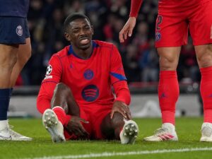 PSG – Barcelona: Goleada parisina con lesión de Dembélé antes del Clásico