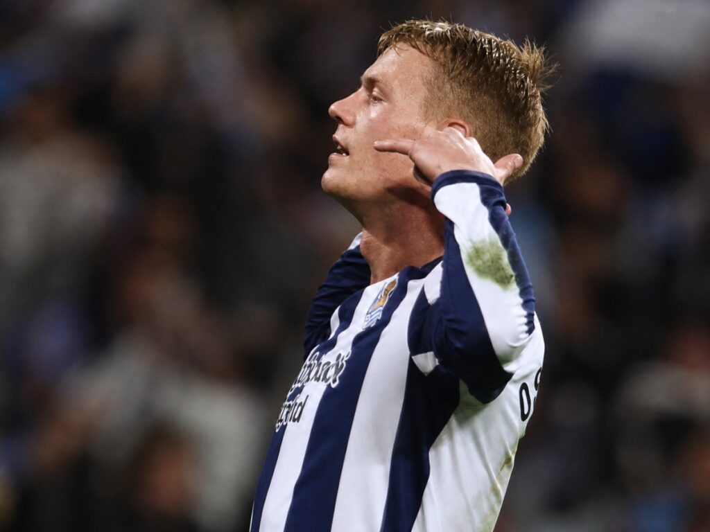 Óskarsson analiza su racha goleadora en la Real Sociedad