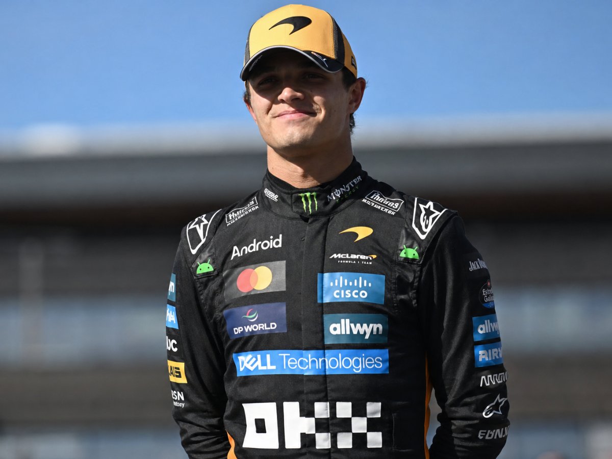Simeone premia a Lando Norris en el debut de la F1 en Madrid Simeone premia a Lando Norris en el debut de la F1 en Madrid