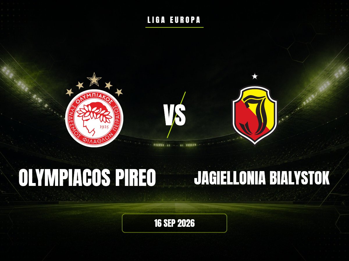 Olympiacos vs Jagiellonia: Pronóstico, Cuotas y Apuestas | Liga Europa Olympiacos Pireo contra Jagiellonia Bialystok, Liga Europa