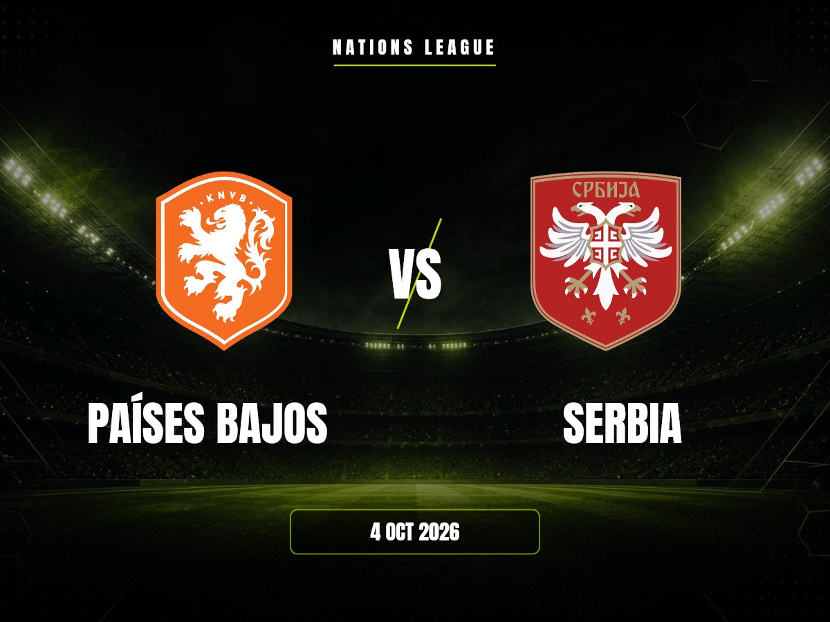 Países Bajos contra Serbia, Nations League