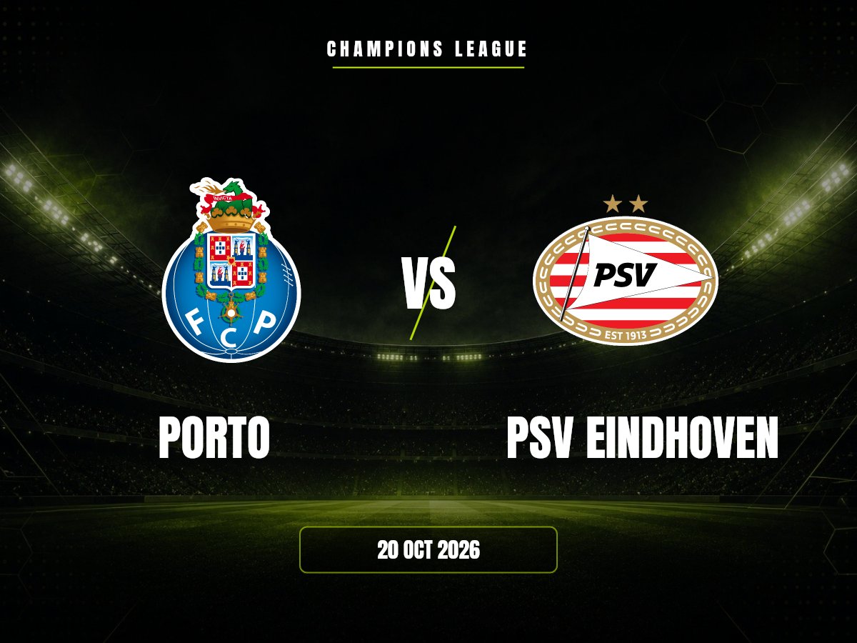 Porto contra PSV Eindhoven, Champions League