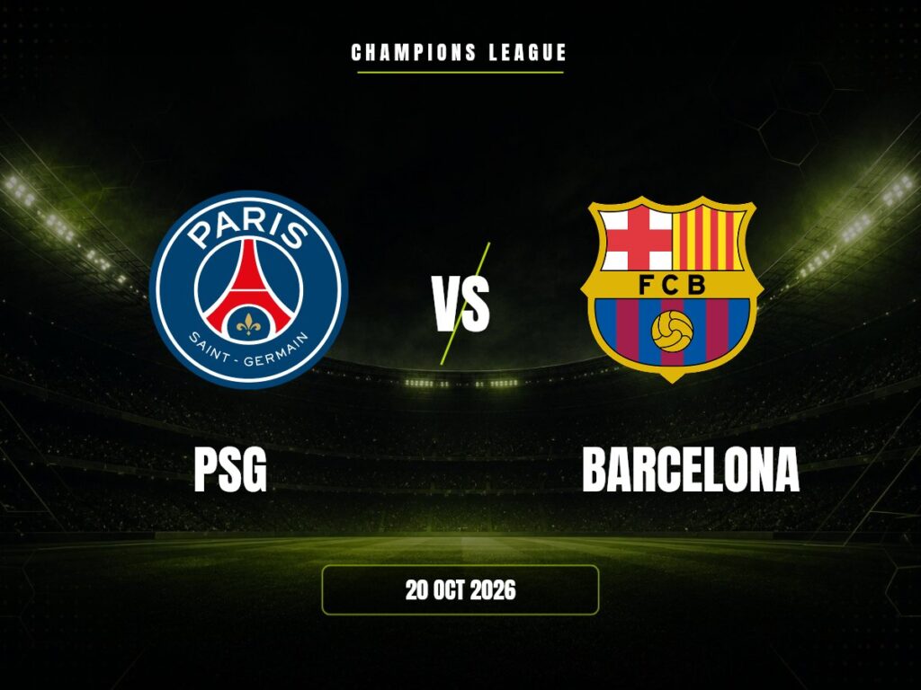 PSG contra Barcelona, Champions League