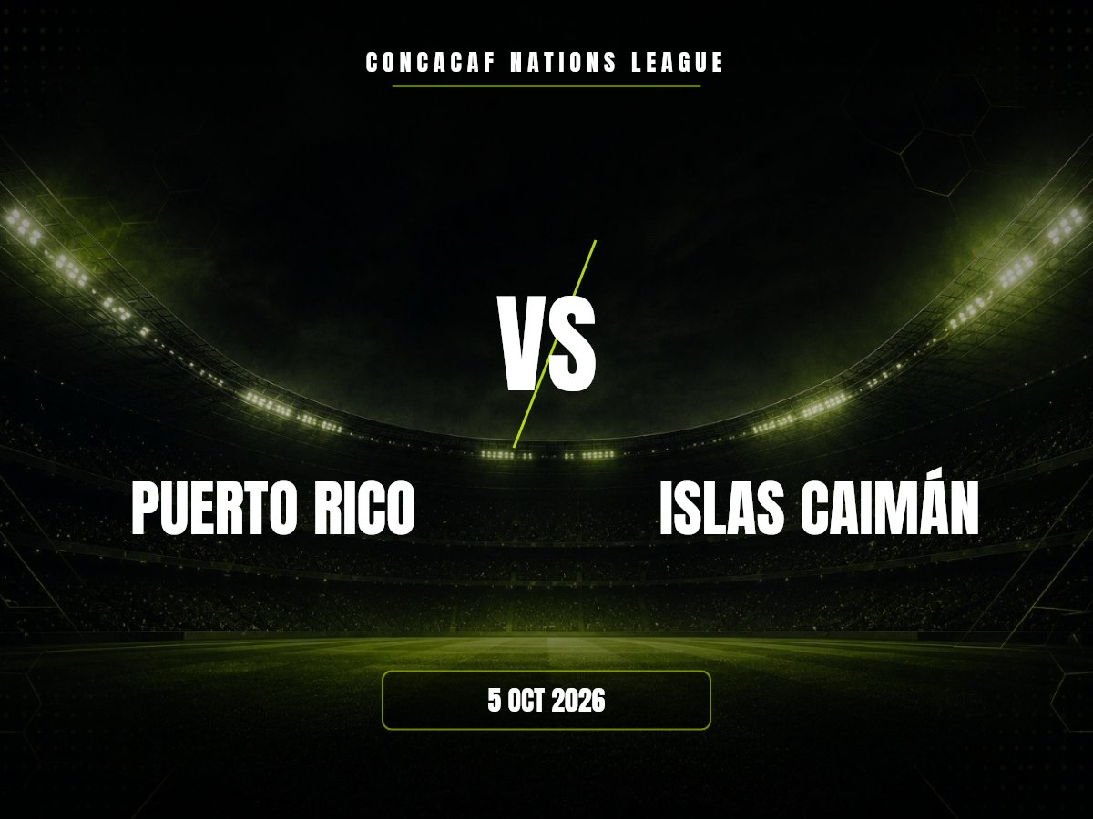 Puerto Rico contra Islas Caimán, CONCACAF Nations League