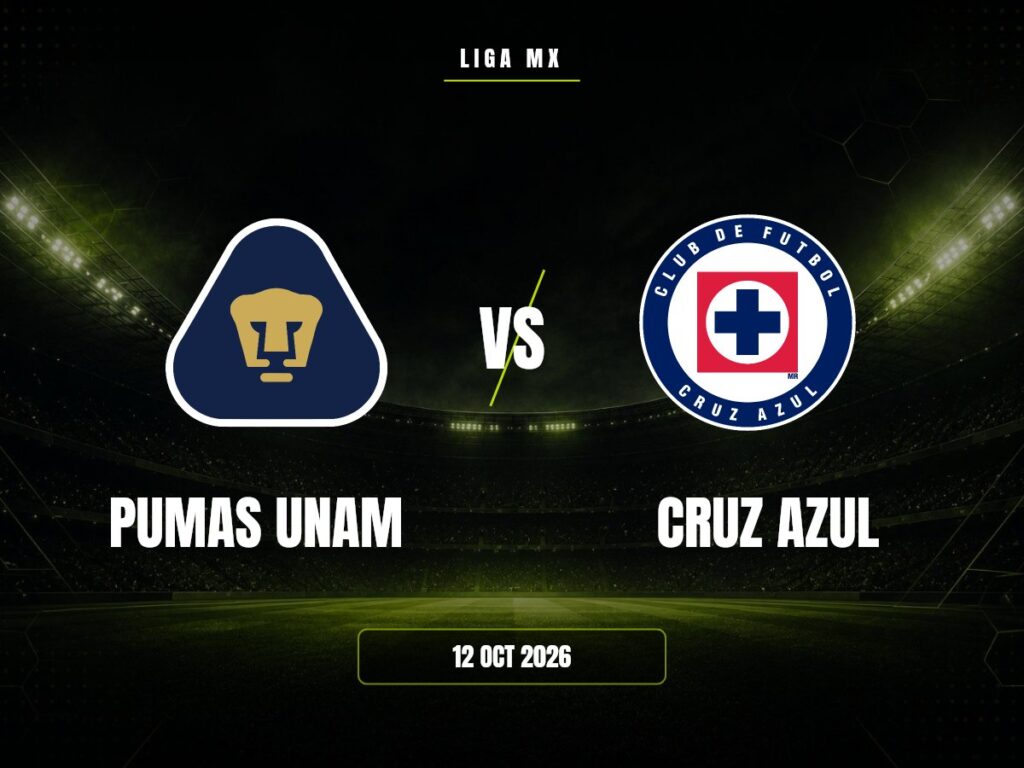 Pumas UNAM vs Cruz Azul: dónde ver, horario y canal | Liga MX Pumas UNAM contra Cruz Azul, Liga MX