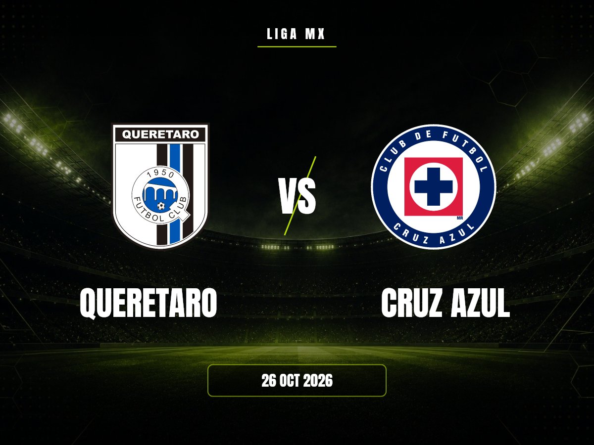 Queretaro contra Cruz Azul, Liga MX
