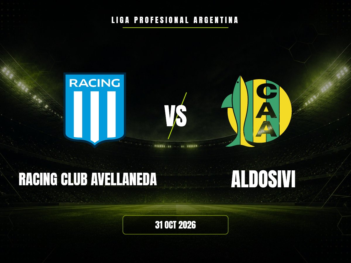 Racing Club Avellaneda contra Aldosivi, Liga Profesional Argentina