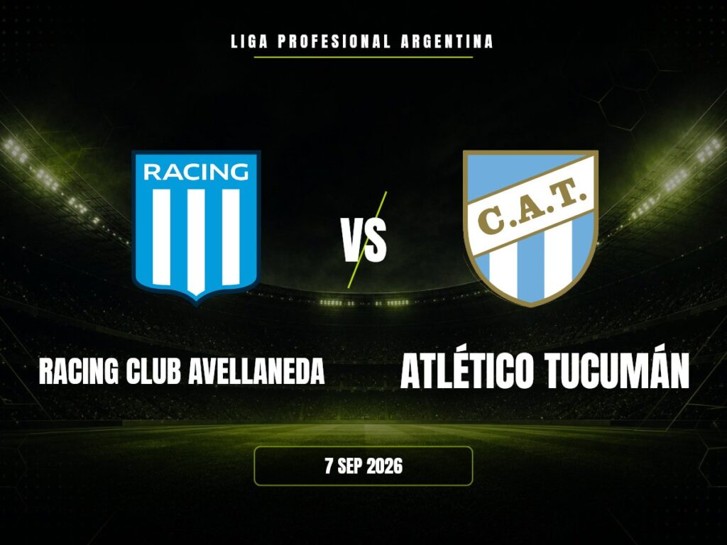 Racing Club Avellaneda contra Atlético Tucumán, Liga Profesional Argentina