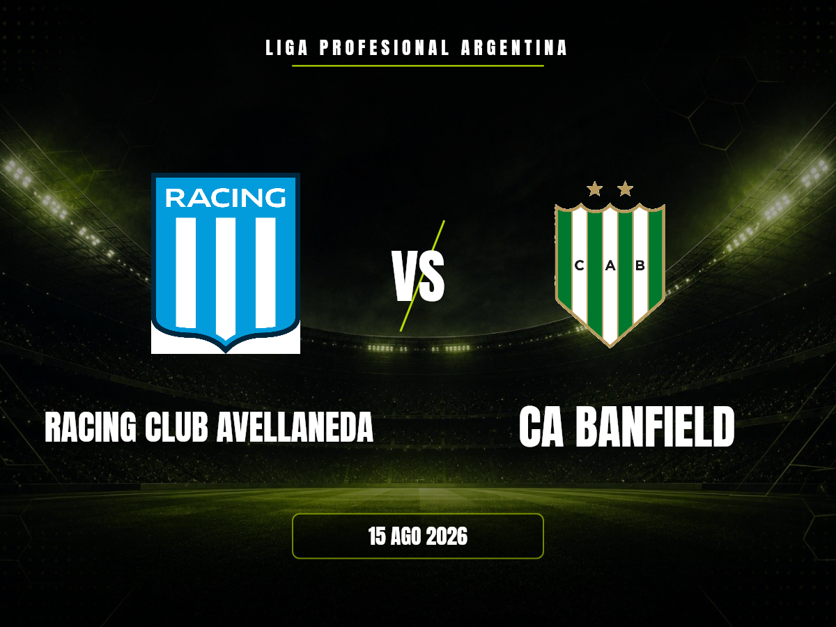 Racing Club Avellaneda contra CA Banfield, Liga Profesional Argentina
