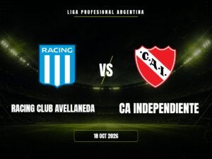 Racing vs Independiente: Pronóstico y Cuotas | Liga Argentina