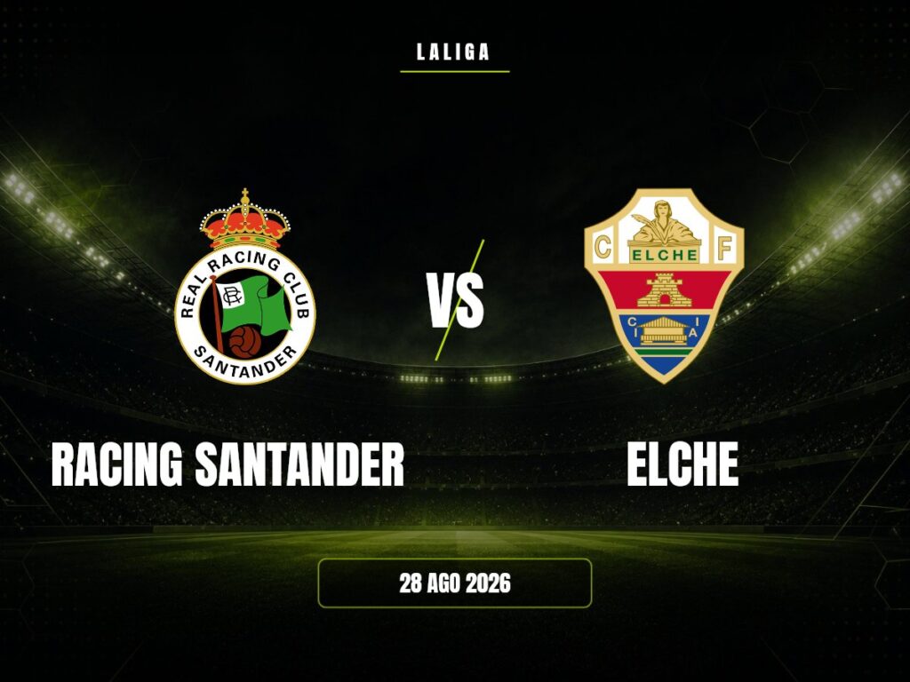Racing Santander vs Elche: dónde ver, horario y canal | LaLiga Racing Santander contra Elche, LaLiga