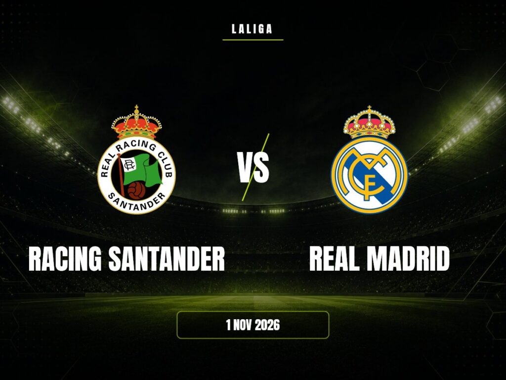 Racing Santander contra Real Madrid, LaLiga