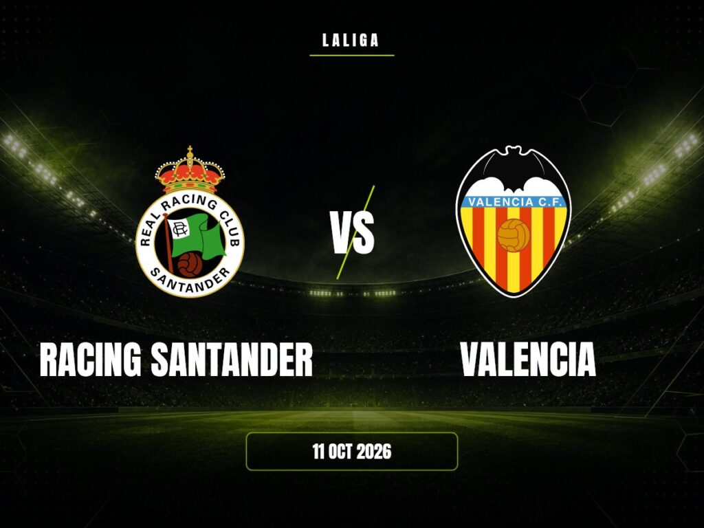 Racing Santander contra Valencia, LaLiga