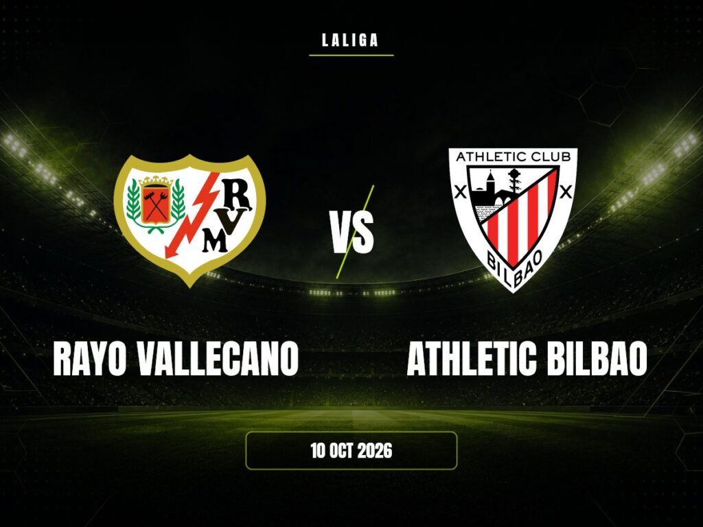 Rayo Vallecano contra Athletic Bilbao, LaLiga